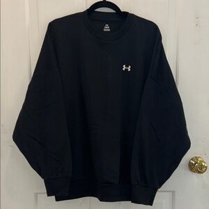 Under Armour women's Classic Black Crewneck Sweater